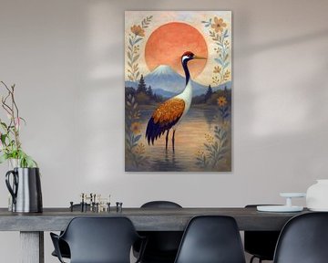 Peinture de grue. sur Johannes