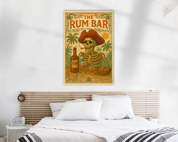 Das Gemälde der Rum-Bar. von Johannes