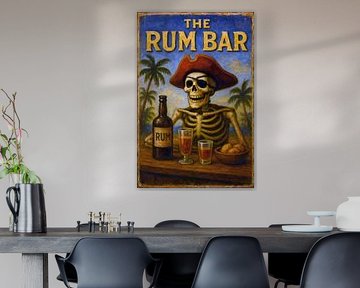 Das Gemälde der Rum-Bar. von Johannes