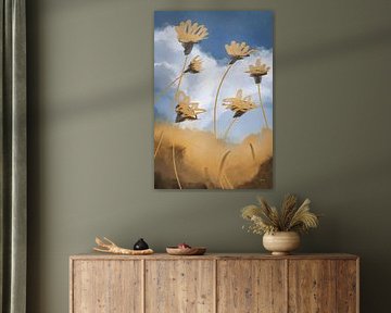 Blau-gelb - Sommerblumen