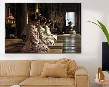 spiritual japan praying Geisha