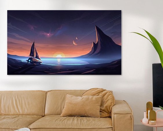 Example of the artwork in a room