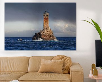 Phare de la Vieille lighthouse off the Pointe du Raz, Brittany