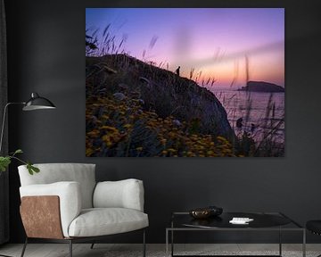 Sunset playa de la Arnia by Willemijn Wolthaus