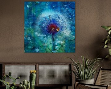 Kosmische Biene von Carla van Zomeren