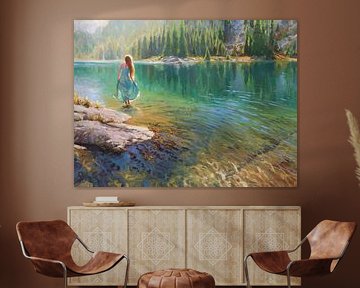 Marcher sur l'eau sur Steve Henderson