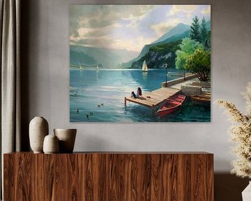 Visies op Zwitserland van Steve Henderson