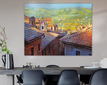 Trappen en schoorstenen van Steve Henderson