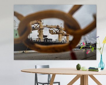 Gelber Ring - Hafen IJmuiden von Mark de Groot