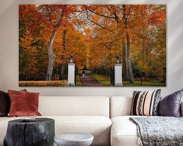 Ter Clouster driveway in autumn