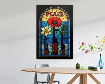 Peinture 'Peace' sur Johannes