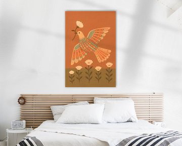 Peace dove illustration. by Johannes