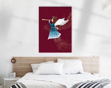Weihnachtsengel von Linda van Moerkerken