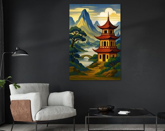 Example of the artwork in a room