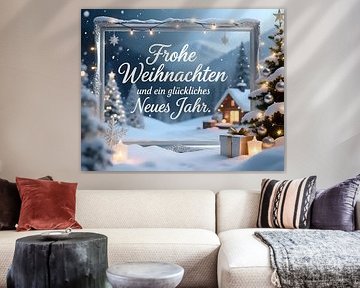 Kleurrijke kerstgroeten