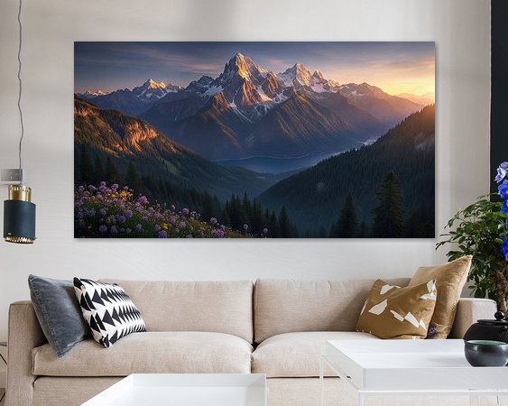 Example of the artwork in a room