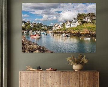 The harbour bay of Doëlan, Clohars-Carnoët, Brittany