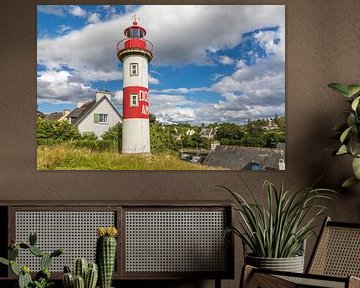 The red lighthouse of Doëlan, Clohars-Carnoët, Brittany