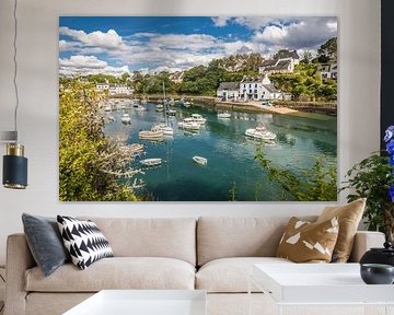 The harbour bay of Doëlan, Clohars-Carnoët, Brittany