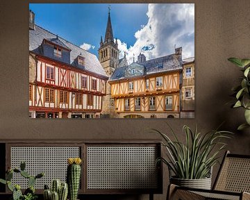 Oude stad van Vannes, Bretagne van Christian Müringer