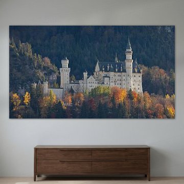 Neuwschwanstein Castle in Schwangau and Allgäu region in southern Germany