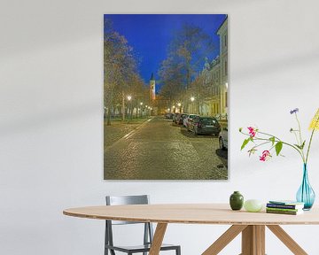 Magdeburg - Uitzicht vanaf het plein van de kathedraal naar het klooster van t.ART