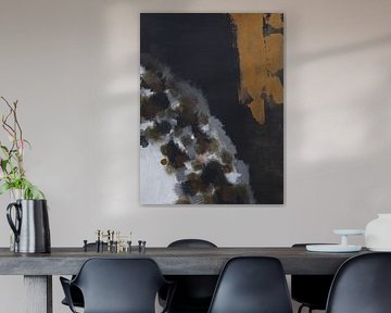 Luxe Motif II - Abstrakte textil-inspirierte Kunst von Marina Kozyr