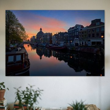 Blick auf die Singel in Amsterdam, 2020