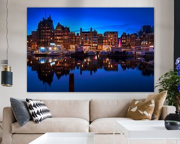 View of the Damrak in Amsterdam, 2020 -2