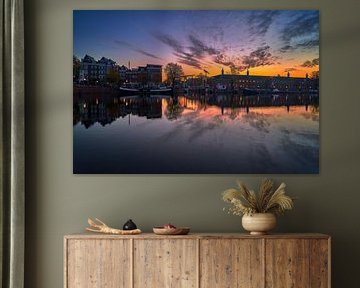 Photo of the Walter Süskind Bridge and Amstel River in Amsterdam, 2020 - 1