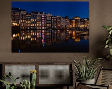 Reflections at the Damrak in Amsterdam, 2023 - 5