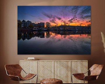 Photo of the Walter Süskind Bridge and Amstel in Amsterdam, 2020 - 8