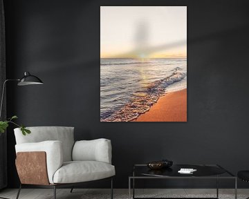 Kust Sunset Gouden Uur Strand Fotografie van Dagmar Pels