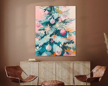 Christmas tree | Colourful Christmas in Pastel by Wonderful Art