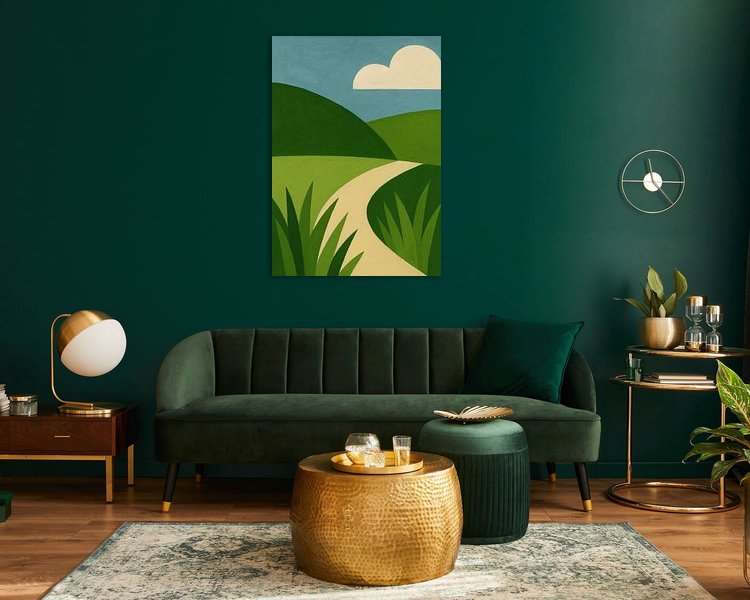 Example of the artwork in a room