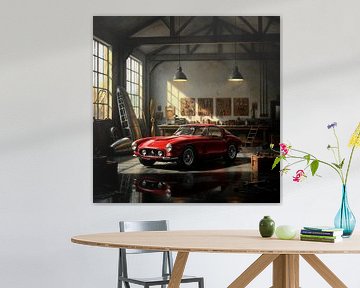 1957 Ferrari 250GT Kunstwerk van Jan Keteleer