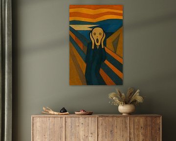 The Scream painting. by Johannes