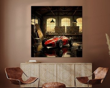 Ferrari 156 Sharknose in werkplaats van Jan Keteleer