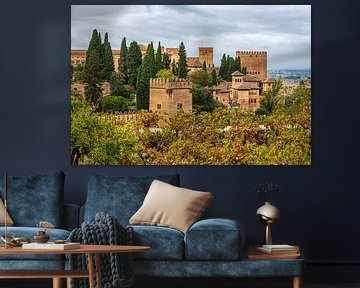 Panorama de l'Alhambra à Grenade sur Alexander Baumann