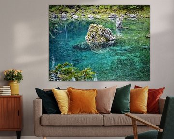 Spectacular mountain photo of the famous Three Peaks in the Dolomites - a timeless motif for all mountain lovers. Clear structures, impressive rock faces and the unmistakable alpine backdrop make this picture the highlight of any wall.