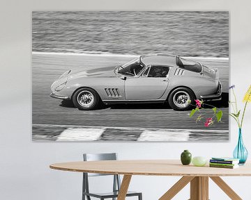 Ferrari 275 GTB klassieke GT sportwagenrace op Spa van Sjoerd van der Wal Fotografie