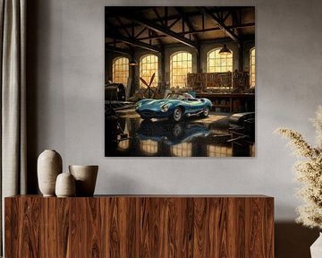 Jaguar Typ D in der Werkstatt von Jan Keteleer