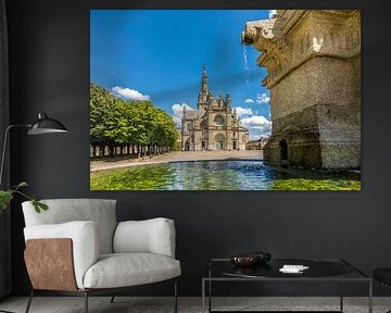 Fontaine Miraculeuse and Basilique de Sainte-Anne-d`Auray, Brittany