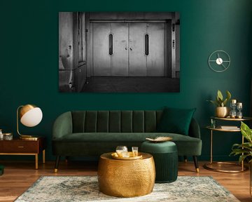 Berlin ICC industrial accent in monochrome