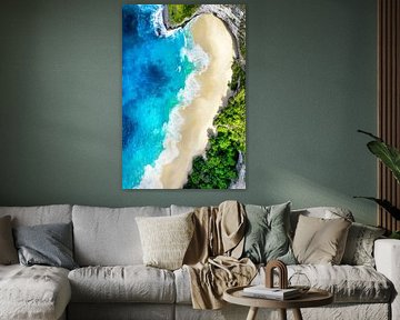 Aerial Summer - Half Beach Heart