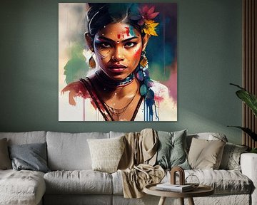 Festival-Blütenporträt