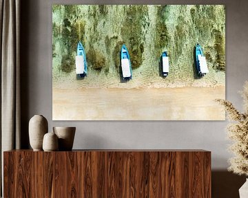 Aerial Summer - White and Blue