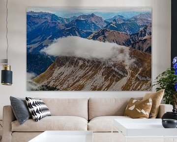 Impressive mountain photo of the Kotzen in Hinterriß - a powerful Alpine landscape characterised by rock, forest and a clear Karwendel atmosphere. Perfect for anyone who loves authentic mountain nature. by Miriam Schwarzfischer Fotografie