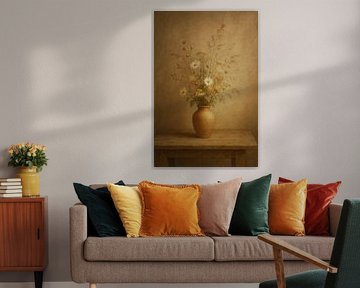 Couches de terre douce - Japandi Texture Art sur Marijke Trienekens