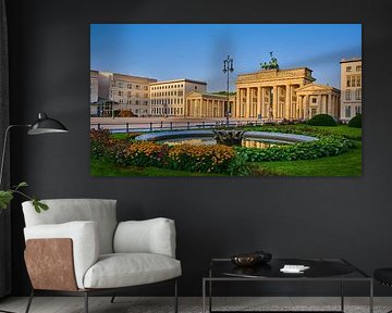 Pariser Platz with Brandenburg Gate in Berlin by Jenco van Zalk